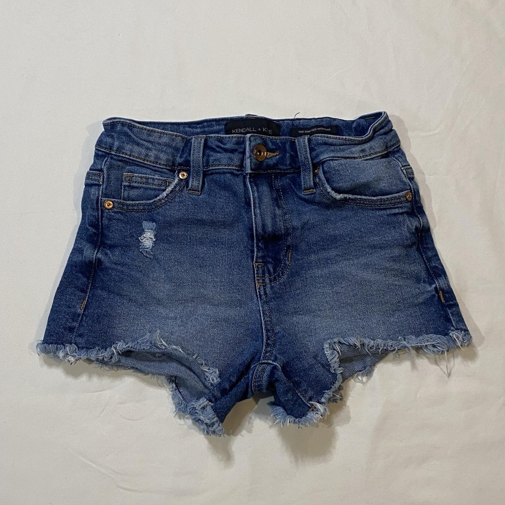 Kendall & Kylie Women's Blue Denim Shorts